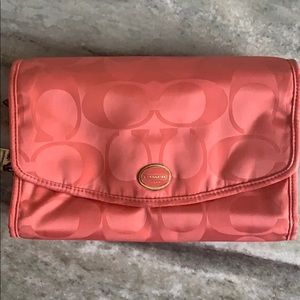 Coach hanging toiletry organizer